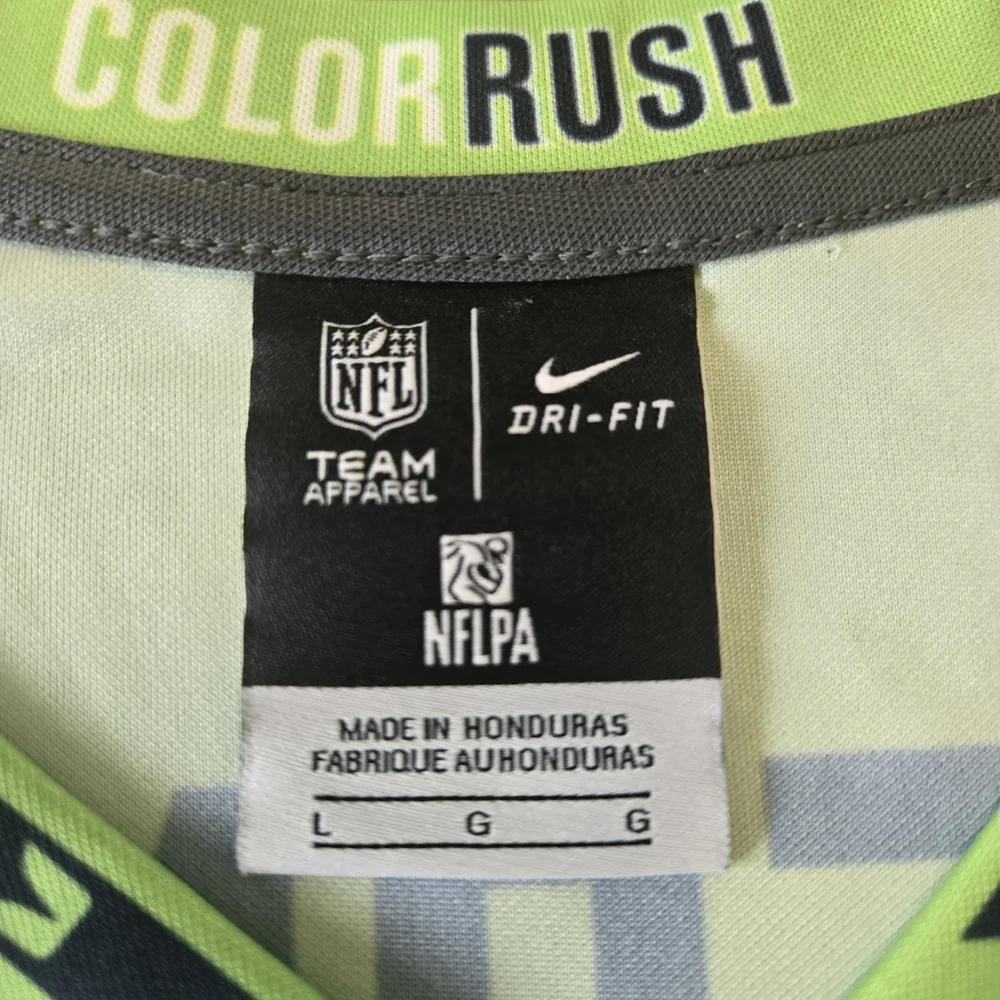 Nike Dri Fit Seattle Seahawks Color Rush Green NFL Jersey